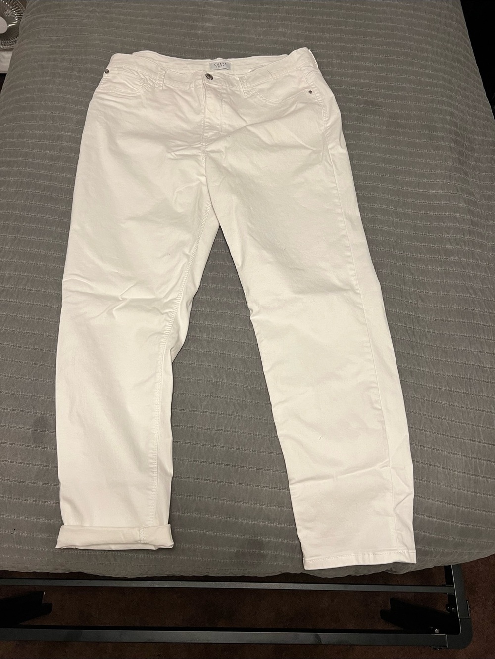 White Stretchy Pants by Curve Appeal